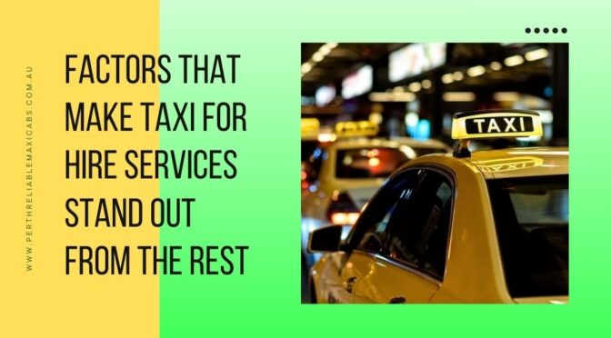 Taxi Hire Services